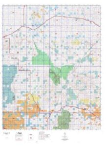 new mexico unit 38 topographical hunting map