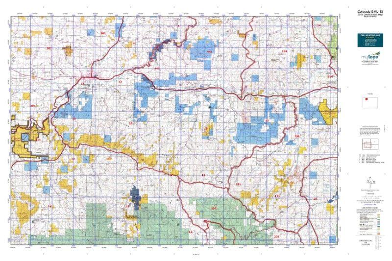 Colorado-unit-13-topo-map
