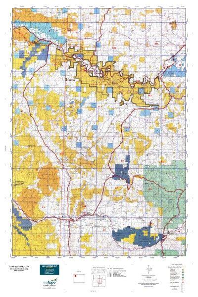 Colorado-unit-211-deer-hunting-tag-topo-map-5