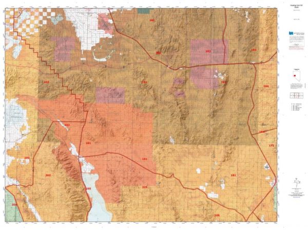 Nevada Hunting Unit 181 Topo Maps Huntersdomain 7657