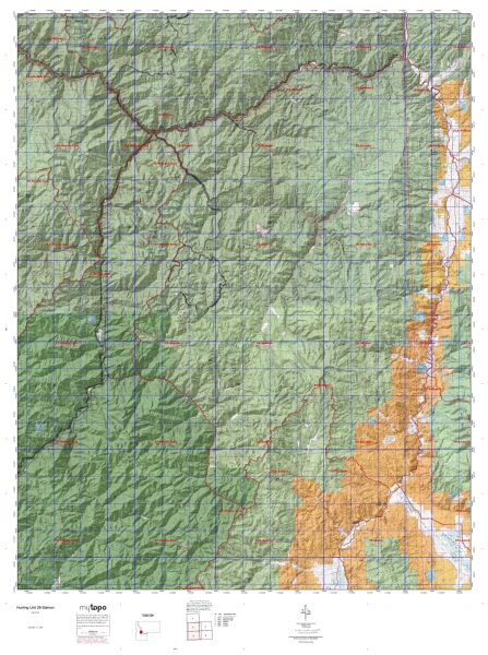 Idaho Hunting Unit 28 Salmon Topo Maps - HuntersDomain