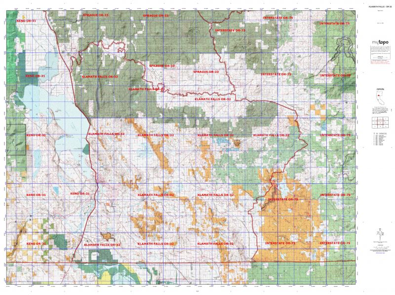 Oregon Unit 32 Topo Maps Hunting & Unit Maps HuntersDomain