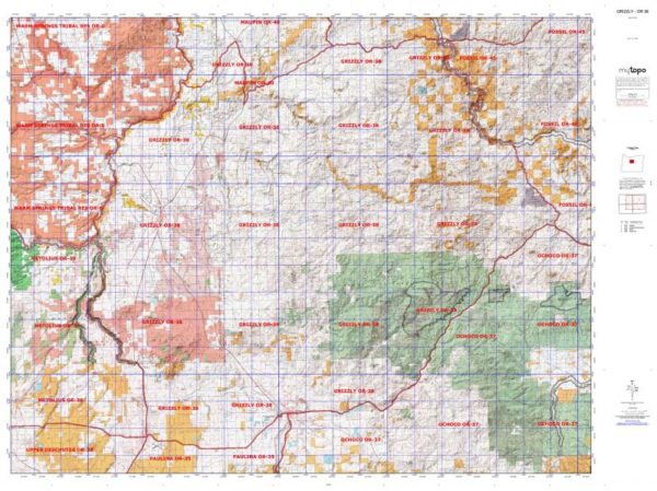 Oregon Unit 38 Topo Maps Hunting & Unit Maps - HuntersDomain