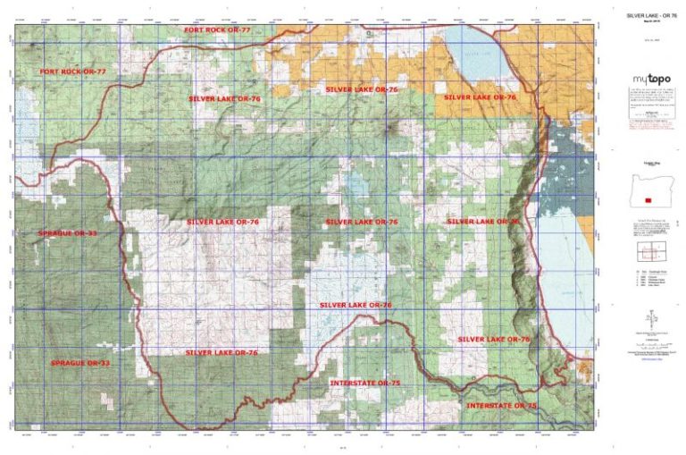 Oregon Unit 76 Topo Maps Hunting & Unit Maps HuntersDomain