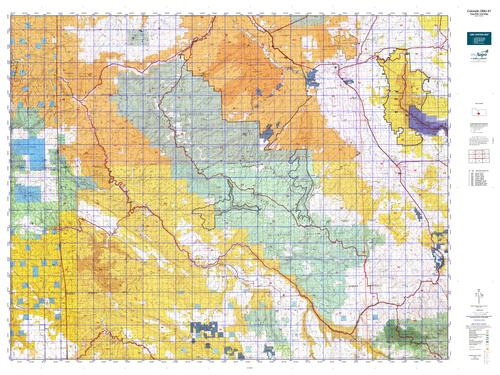 Unit 61 Colorado Map Colorado Unit 61 Topo Map | Colorado Hunting Unit Maps for Sale