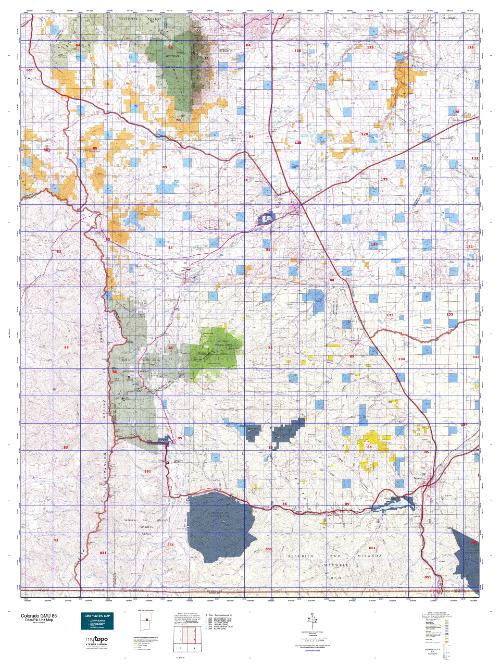 Colorado Unit 85 Topo Map | Colorado Hunting Unit Maps For Sale