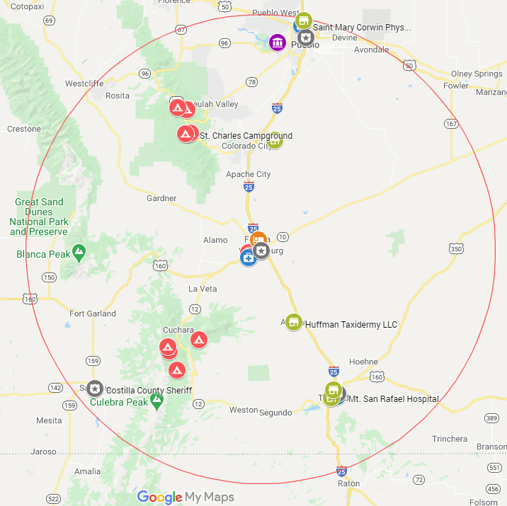 Walsenburg Colorado Hunting Information