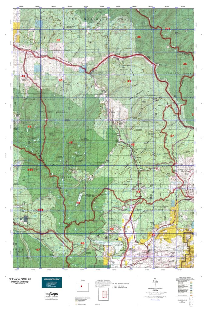 Colorado Unit 45 Hunting Information » Hunters Domain Landowner Tags